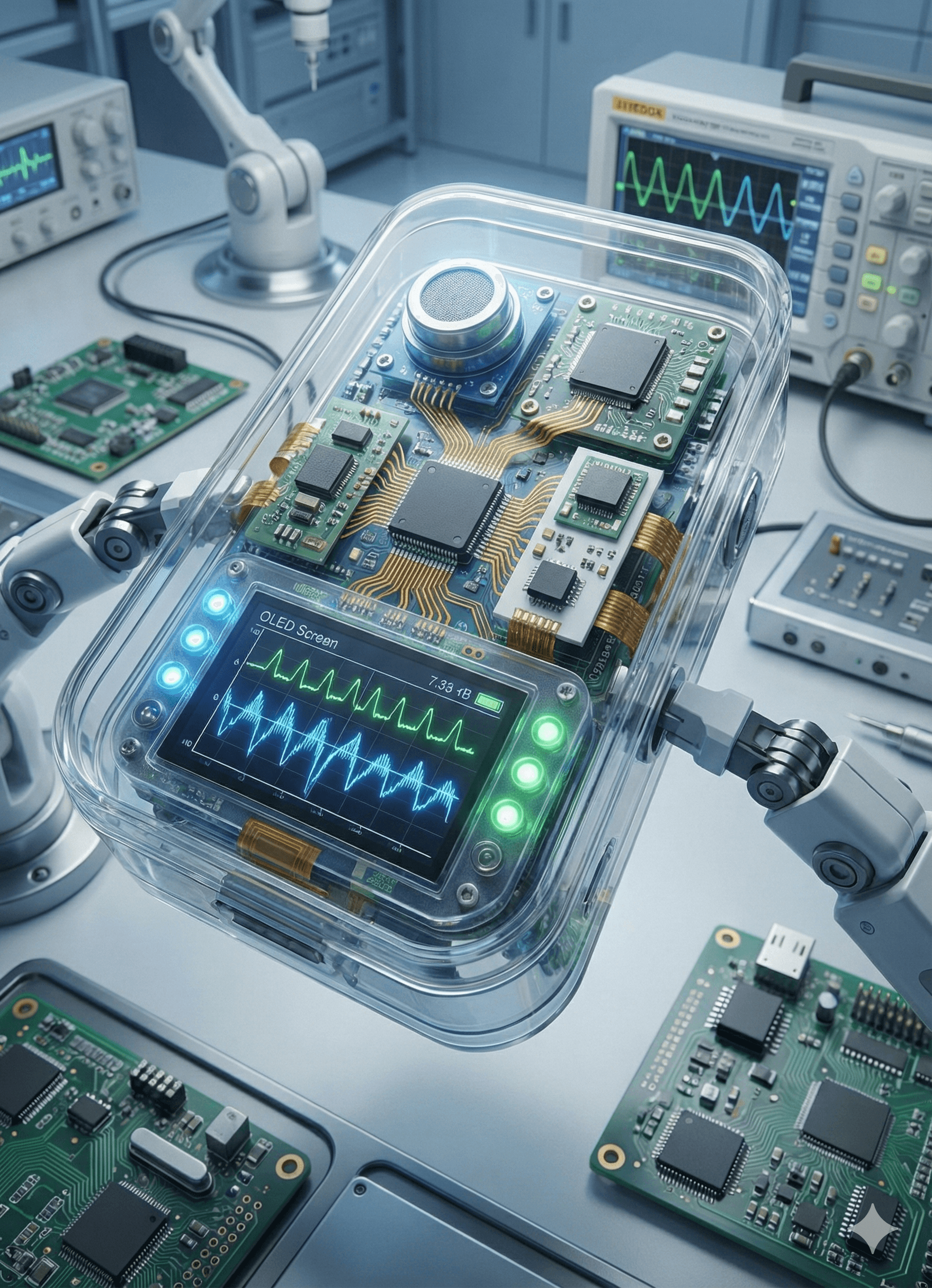 气体检测系统硬件集成